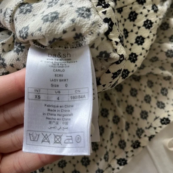 ba&sh patterned blouse - Picture 9 of 9